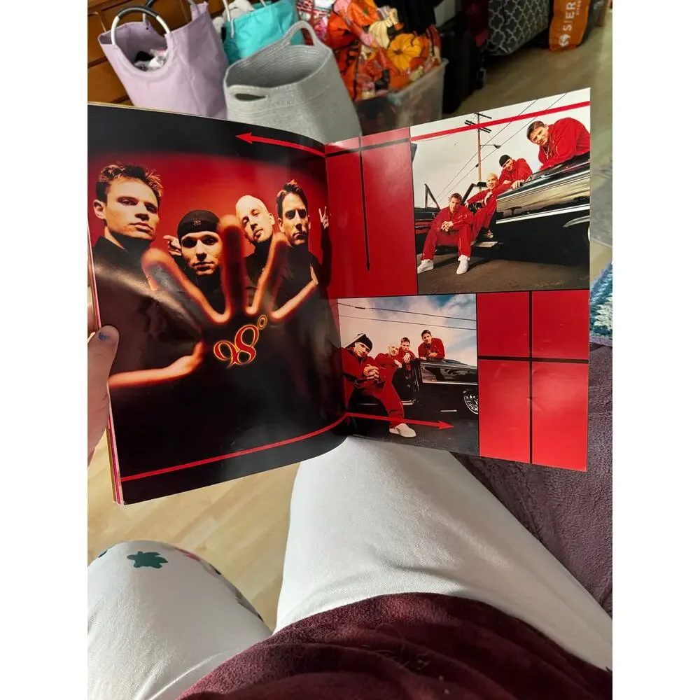 98° Degrees Heat It Up‎ Concert Tour Program 1999 Pop R&B